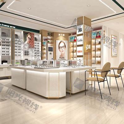 China Modern Morden Shop Optical Furniture Eyewear Display Sunglasses Store Interior Design Wholesale Eyewear Shop Decoration for sale