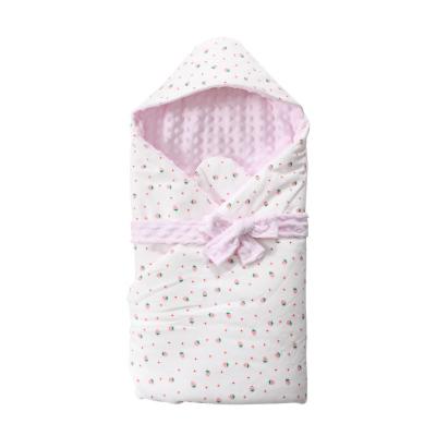 China Europe aby To Wrap Envelope Blanket For Newborn Infant 0-3 Months Swaddlers Sleep Sack Nest Fleece Baby Sleeping Bag for sale