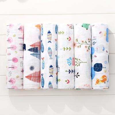 China Wholesale Flame Retardant Newborn Baby Blanket Muslin Blankets 100% Cotton/Bamboo-Cotton 70/30/100% Bamboo for sale