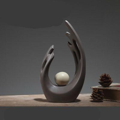 China Creative cabinet living room decoration of the new Chinese style Nordic modern household TV ceramic ornaments for sale