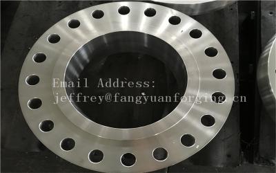 China Finish Maching Stainless Steel Forged Flanges 15000kg Customized for sale