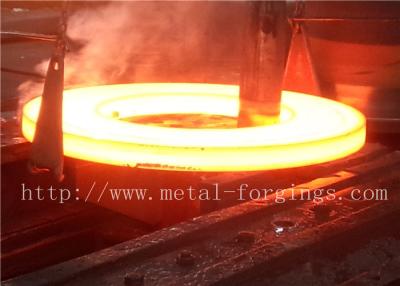 China 600Kg-15000Kg Carbon Steel Flange / Large Forged Rings For Industrial ST52 ST60-2 for sale