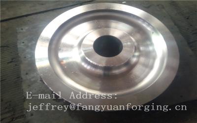 China Alloy Steel Rail Forged Wheel Blanks Quenching And Tempering Finish 4140 42CrMo4 SCM440 for sale