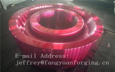 China Internal Gear RIng Forged Gear Blanks Alloy Steel Q+T Heat Treatment for sale