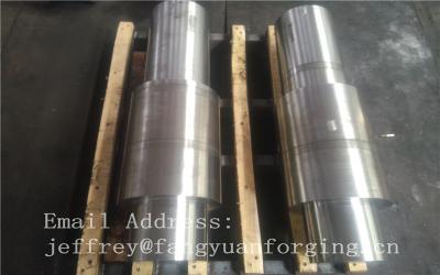 China 6.3um Ra Surface Finish Forged Alloy Steel Carbon Steel Shaft Products ASME ASTM for sale