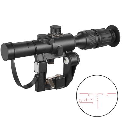 China Tactical Red Illuminated Scope Dot Hunting Optics Hunting Red FW1-NHD105 Svd Dragunov 4x26 Scope Hunting Rifle Scope Shooting for sale