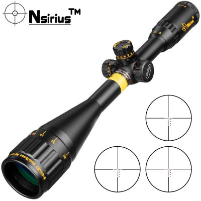 China Nsirius 6-24X50 Aoe Goud Rifle Scope rood Groen Lllluminate Optical Reticle Hunting Rifle Scope FW27-TLX05 for sale