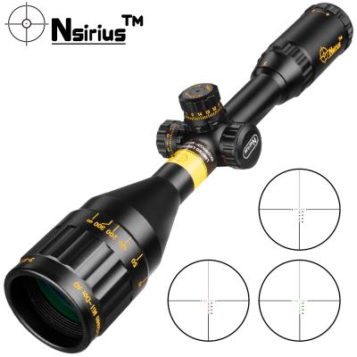 China Nsirius 3-9X50 Aoe Goud Rifle Scope Scope Rood Groen Optical Reticle Illuminated Hunting Rifle Scope FW27-TLX02 for sale