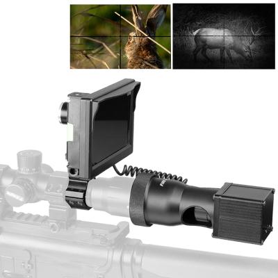 China 850nm Night Vision Scope Sniper Outdoor Hunting Optic Sight Riflescope Tactical Infrared Flashlight 5 Inch LCD Cameras FW54-YSY030 for sale