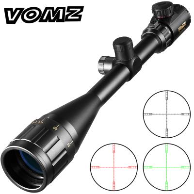 China 6-24x50 AOE Red Cross Greed Rifle Scope Long Eye Sniper Gear Hunting Scopes Relief Rifle Scope For Airsoft Rifle FW57-VOME3107 for sale