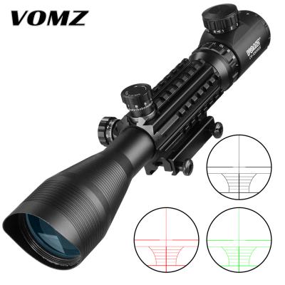 China VOMZ 4-12x50 Hunting Red Green Dot Scope Illuminated Rangefinder Reticle Adjustable Optics Light Up Scope Slideway 20mm Sight FW57-VOME3110 for sale