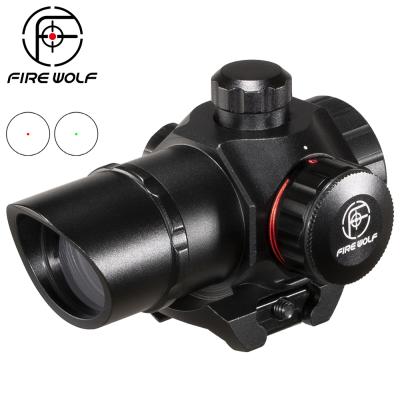 China Mini 1X22 Dot Pistol Sight Scope Airsoft Riflescope Jacht Voor 20Mm Scope Dot Sight Tactical Skew Notch Red Green Rail FW1-NHD095 for sale