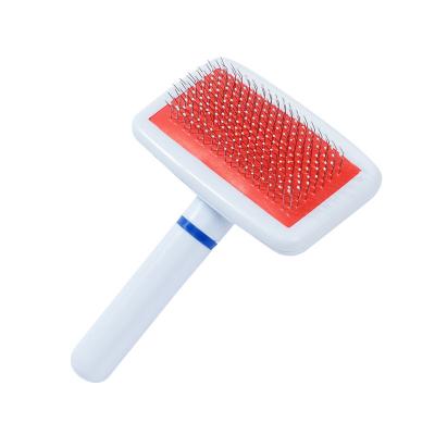 China Stable Shop Pet Head Cat Grooming Brush Square Stabilized Self-cleaning Comb Makeup Brush Beauty Cleaning Brush Supplies for sale