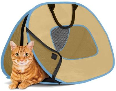 China Breathable Pet Strap Pet Bag Mesh Dog Strap Portable Soft Yellow Cat Bag Travel Strap Breathable Purse for sale