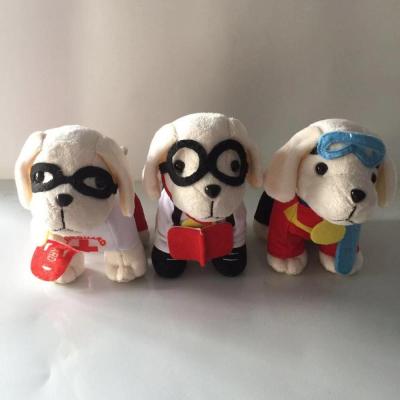 China Plush Toys Stuffed Toys Dogs With Glasses For Kids Toys Craze Machine Toys for sale