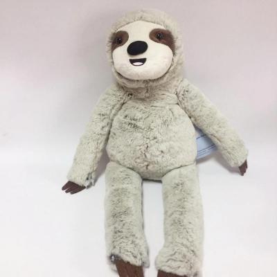 China Plush Toys Stuffed Toy Maned Sloth Stuffed Wild Animal Bradypod for sale