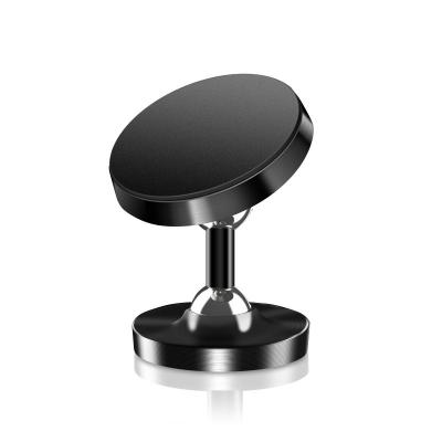 China 2022 Adjustable Magnetic Single Ball Alloy Car Phone Holder 360 Degree Rotating Phone Holder For Car for sale