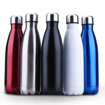 China OEM Viable Design Insulated Vacuum Flask 350ml 500ml 750ml 1000ml Stainless Steel Sublimation Cola Bottle Water Bottle for sale