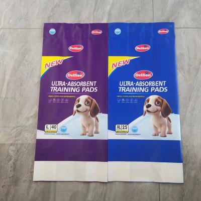 China Recyclable High Quality Biodegradable Custom Printed Portable Pet Care Products Dog Pee Pad Plastic Bag Sustainable Pet Supplies Bags for sale