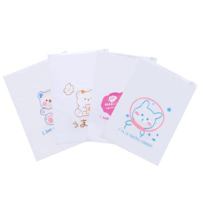 China Eco Friendly CLOTHING Peva Material Customized Printing Clothing Bags Logo Picture Recyclable Zipper Bag Ziplock Pouch Can Be Designed for sale