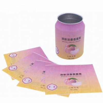 China Waterproof Custom Logo Heat Labels Wrap Bottles PVC Film Packaging Juice Water Cans Glass Beverage Shrink Sleeve Plastic Label for sale