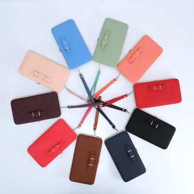 China No Zipper Wallet Multi Functional Vertical Wallet Fashion Casual Zero Wallet For Women Clips for sale