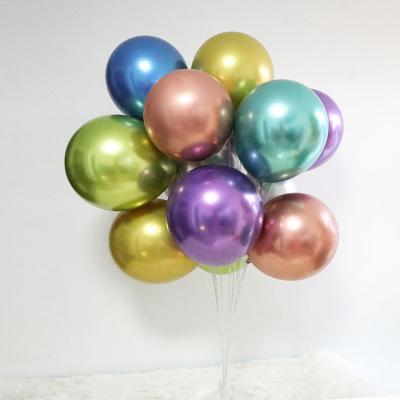 China Party Party 12 inch 3.5 Grams 12'' 3.2g 100% Latex Solid Chrome Pearl Metallic Red Golden Gold Balloon for sale