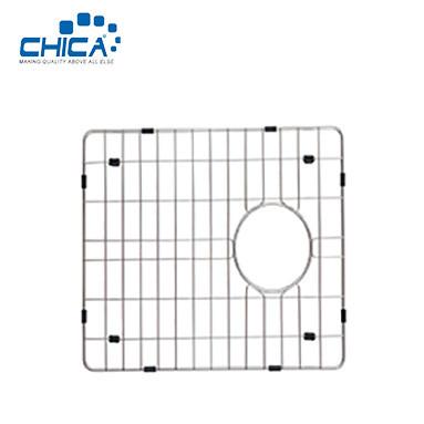 China Kitchen Sink Grid and Sink Protectors Stainless Steel Sink Grids for Bottom of Kitchen Sink With Rear Drain for sale