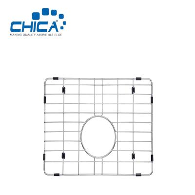 China Stainless Steel With Anti-Scratch Protective Cover Sink Bottom Grid Quality Stainless Steel Kitchen Sink Bottom Grid for sale