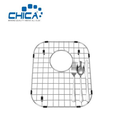 China Kitchen Sink Grid and Sink Protectors Stainless Steel Sink Grids for Bottom of Kitchen Sink With Drain for sale