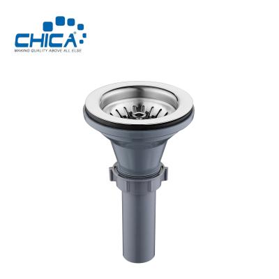 China Kitchen Sink Drain Strainer Assembly with Basket Strainer,Sink Stopper, Stainless Steel Kitchen Sink Strainer Stopper for sale