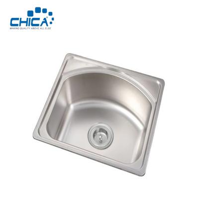 China 1.2mm Steel Kitchen Sink Material Single Bowl Kitchen Sink For House for sale