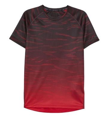 China Good quality custom quick dry fitness t-shirt men's anti-pilling dye marathon custom sport sublimation t-shirt men's running polyester t-shirt for sale