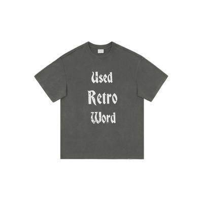 China Custom Anti-Wrinkle ODM Printing USA Plus Size Oversized Mens Boys Mens Graphic Cotton Vintage T-Shirts for sale