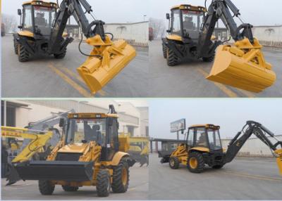 China Multi - Function Compact Tractor With Backhoe And Front End Loader For Farm for sale