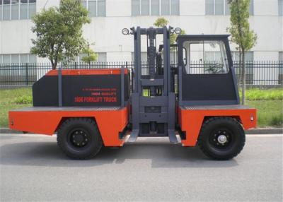 China Construction Side Loader Forklift 10 Ton With Double Rear Tyre Isuzu Engine for sale