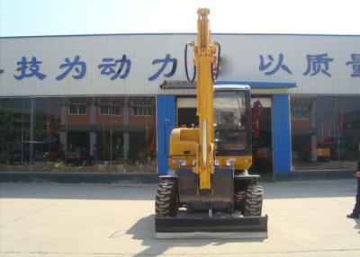 China Engine Power 60 Horsepower Hydraulic Wheel Excavator Machine For Construction for sale