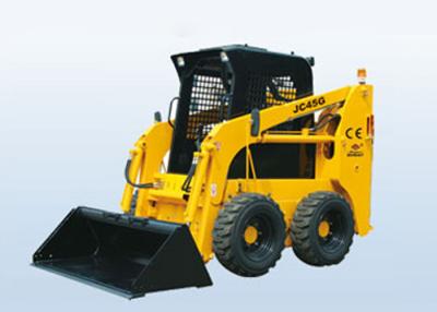 China 4 In 1 Bucket / Excavator Wheeled Skid Steer Loader Engine Power 50 Horsepower for sale