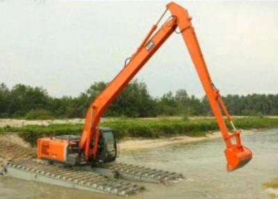 China 2 Rows Chains Amphibious Excavator For Water Land Operating Weight 15000 Kg for sale