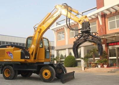 China Wheeled Material Handler Scrap Metal Handling Equipment 118kw Engine Power for sale