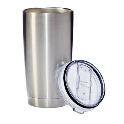 China Disposable Reusable Coffee Mug 20oz Vacuum Travel Tumbler Stainless Steel Travel Mug for sale