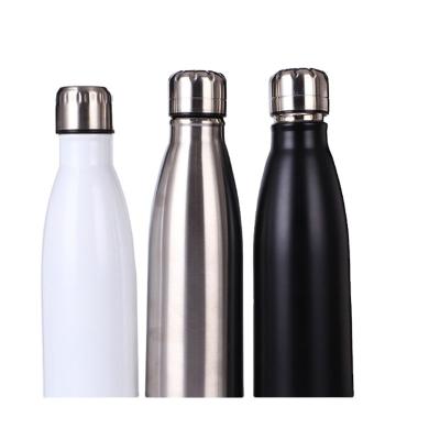 China 500ml Business KOLA Flat Shape Aluminum STAINLESS STEEL Drinking Bottle With 750ml Carabiner for sale