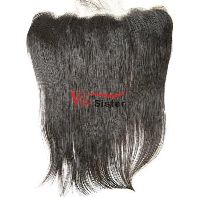 China No Tangle VIP Sister Lace Frontal Top Hair Soft Straight Lace Headband for sale