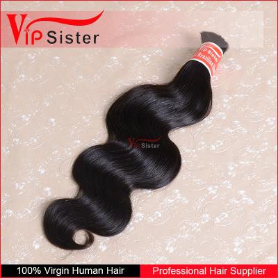 China No Tangle Deep / Body Wave Wholesale High Quality Human Brazilian Hair For Braiding for sale