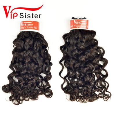 China Wholesale Italian Curl Black Italian Wave Black Brazilian Hair Weave Bundles for sale