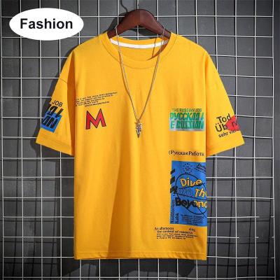 China Factory 100%cotton children boys t-shirt children summer clothes teen sustainable kids shirt short sleeve letter printing boys t-shirts for sale