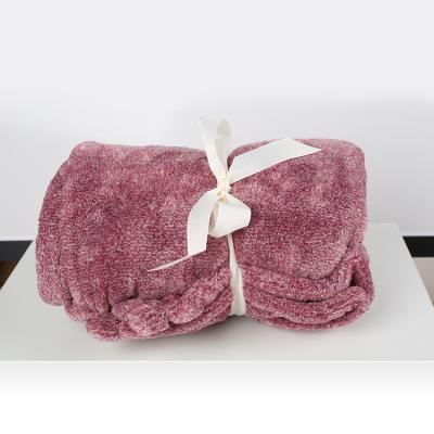 China China Factory Wholesale Soft Warm Flannel Blankets Solid Receiving Baby For Sleeping for sale