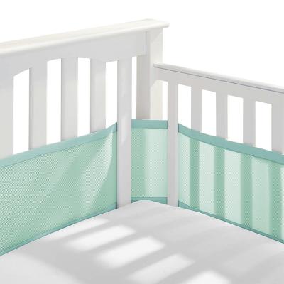 China 3D Cartoon Crib Bumper Bumper Cover Modern High Quality Breathable Muslin Baby Crib Bumper Cover for sale