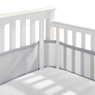 China Modern Baby Classic Summer Mesh Crib Liner Breathable Crib Bumper 2 Buyers for sale