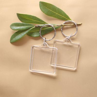 China High Quality Universal Simple Stylish Custom Plastic Acrylic Key Chain Key Holder for sale